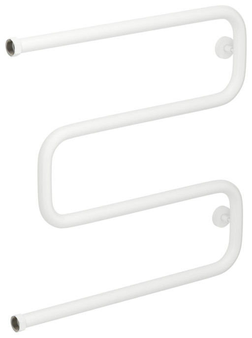 Полотенцесушитель водяной Сунержа Ш-образный 600х600 Матовый белый