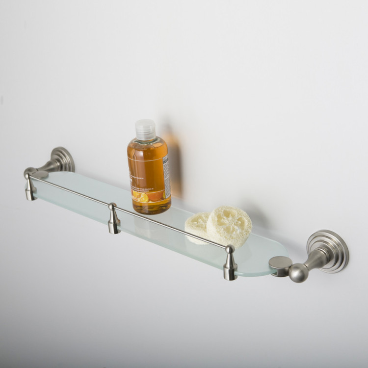 WasserKRAFT Ammer K-7044 (ранее К-7024) Полка стеклянная с бортиком