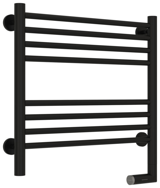 Полотенцесушитель электрический Сунержа Богема 2.0 прямая 500х500 МЭМ правый Матовый чёрный