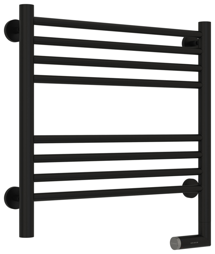 Полотенцесушитель электрический Сунержа Богема 2.0 прямая 500х500 МЭМ правый Матовый чёрный