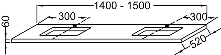 Тумба 80 см Jacob Delafon NOUVELLE VAGUE EB54-1400-E10