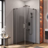 Душевой уголок SLIDER AH-2 Cezares SLIDER-AH-2-90/100-100/110-GRIGIO-GM