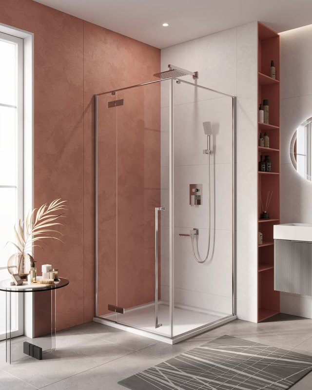 Душевой уголок LINER-A-1 Cezares LINER-A-1-100-C-Cr-L