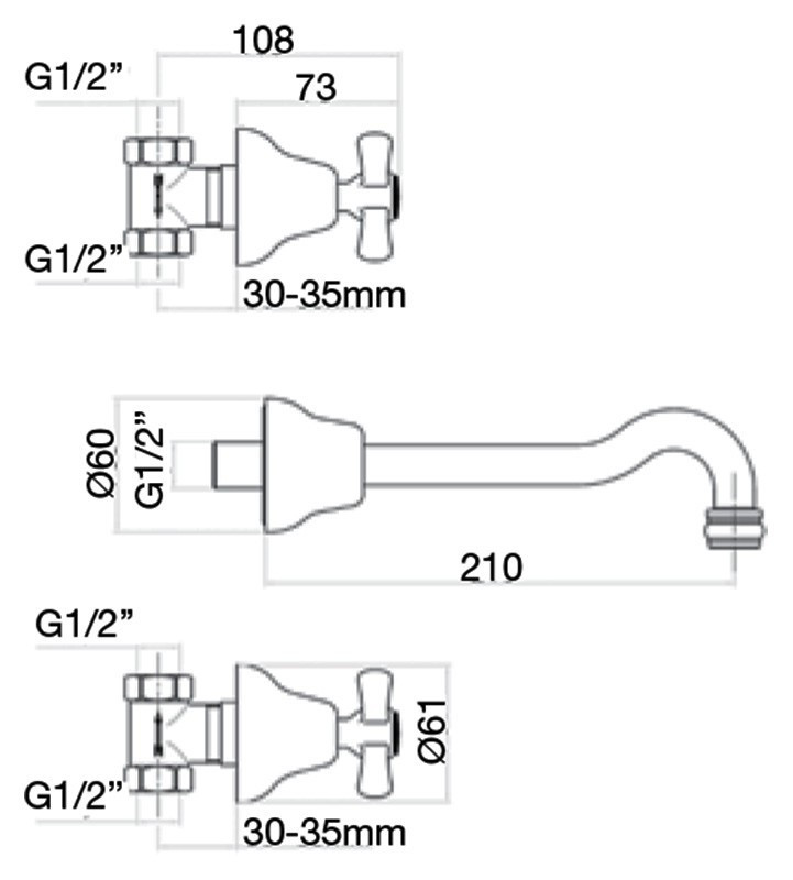 Смеситель для раковины Webert Armony AM750404