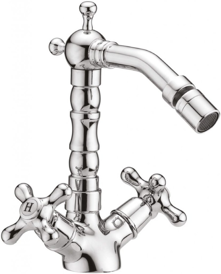 Смеситель для биде с донным клапаном Cezares RETRO-C-BS2-01