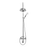 Душевая стойка со смесителем для ванны, верхним и ручным душем, 30 см Cezares LORD-CVD-30-01-M