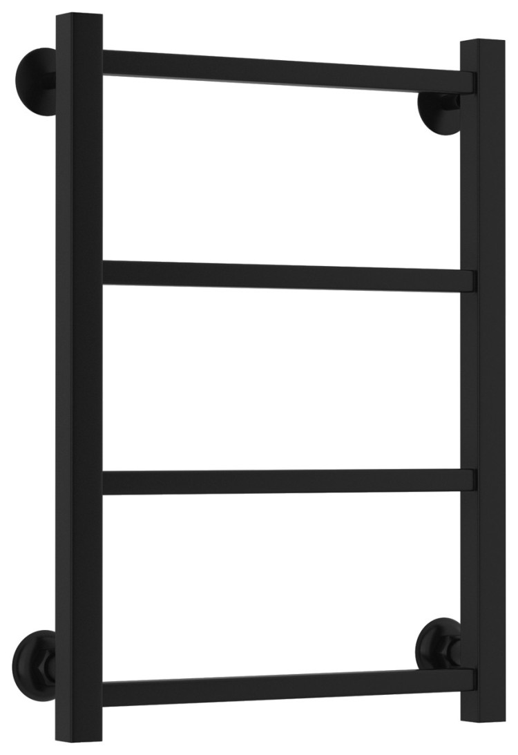 Полотенцесушитель водяной Стилье Версия-КН 600х400 (4) П 20х20 Чёрный