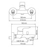 WasserKRAFT Vils 5601 Смеситель для ваннкороткиизливом