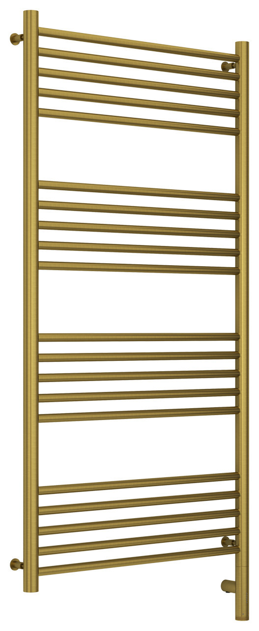 Полотенцесушитель электрический Сунержа Богема 3.0 прямая 1200х600 МЭМ правый Состаренная латунь