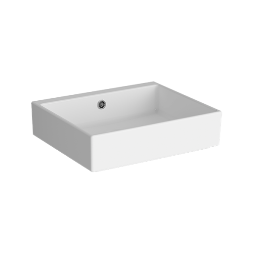 Раковина-чаша ArchiPlan, прямоугольная  45 см, цвет белый