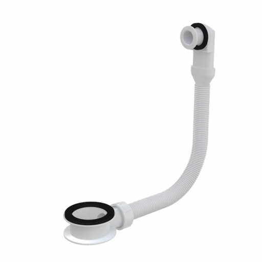 Слив-перелив для умывальника, белый Alcadrain A328B