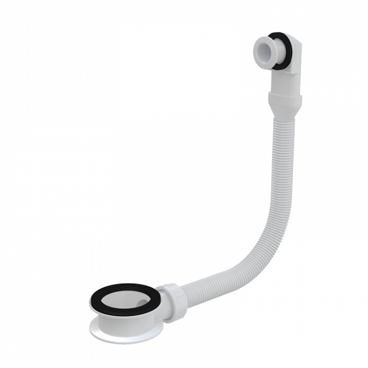 Слив-перелив для умывальника, белый Alcadrain A328B