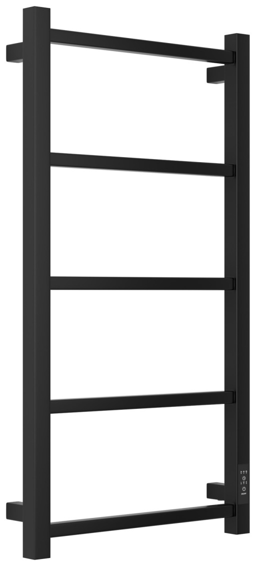 Полотенцесушитель электрический Стилье Формат 26 800х400 правый Матовый чёрный
