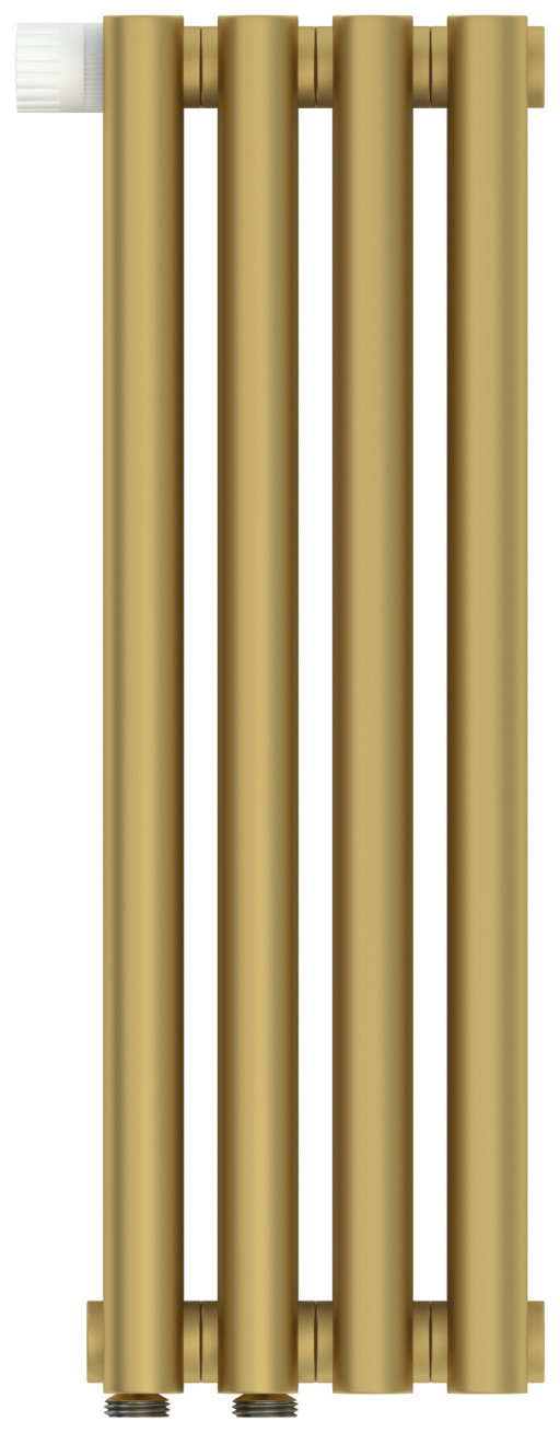 Отопительный радиатор Сунержа Эстет-0 EU50 левый 500х180 4 секции Матовое золото