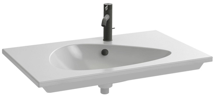 Подвесная раковина-столешница 80 см Jacob Delafon NOUVELLE VAGUEEXAR112-Z-00