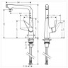 Смеситель для кухни Hansgrohe Talis Select S 72820