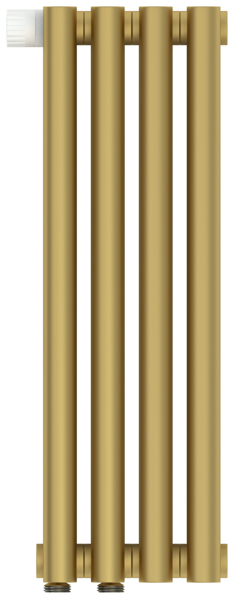 Отопительный радиатор Сунержа Эстет-1 EU50 левый 500х180 4 секции Матовое золото