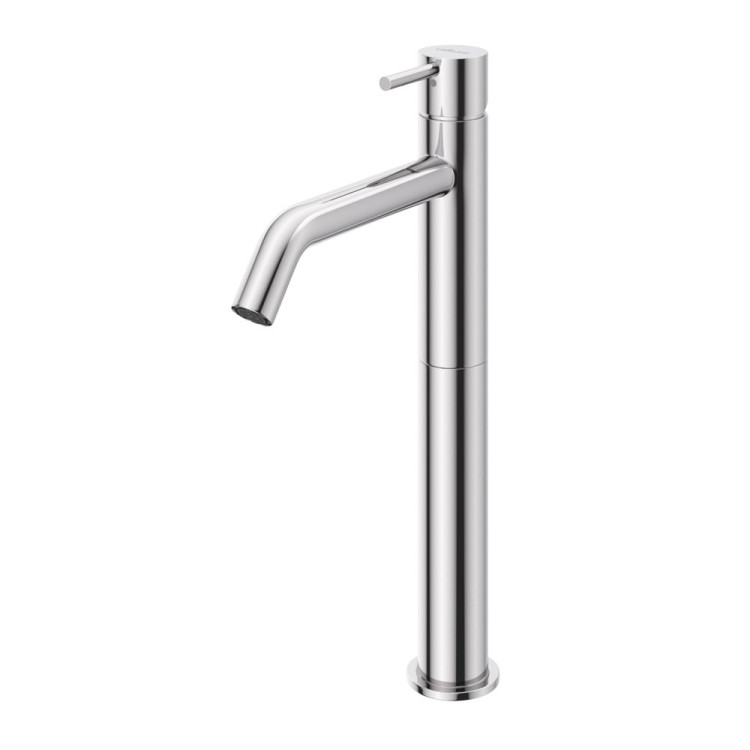 Смеситель для накладной раковины однорычажный, с тонкой ручкой, с донным клапаном Cezares LEAF-LC2-L-BIO