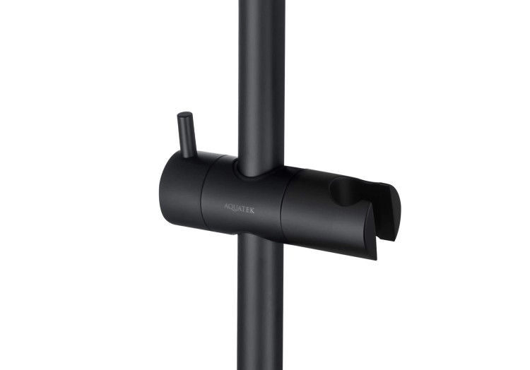 Душевая штанга Aquatek, матовый черный AQ2000MB
