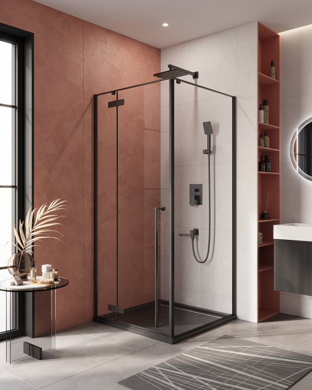 Душевой уголок LINER-A-1 Cezares LINER-A-1-100-C-Cr-R