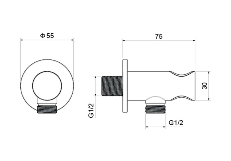 Шланговое подсоединение с держателем Aquatek AQ2464CR