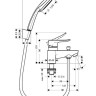 Смеситель на борт ванны Hansgrohe Metris 31422000