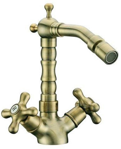 Смеситель для биде с донным клапаном Cezares RETRO-C-BS2-BLC