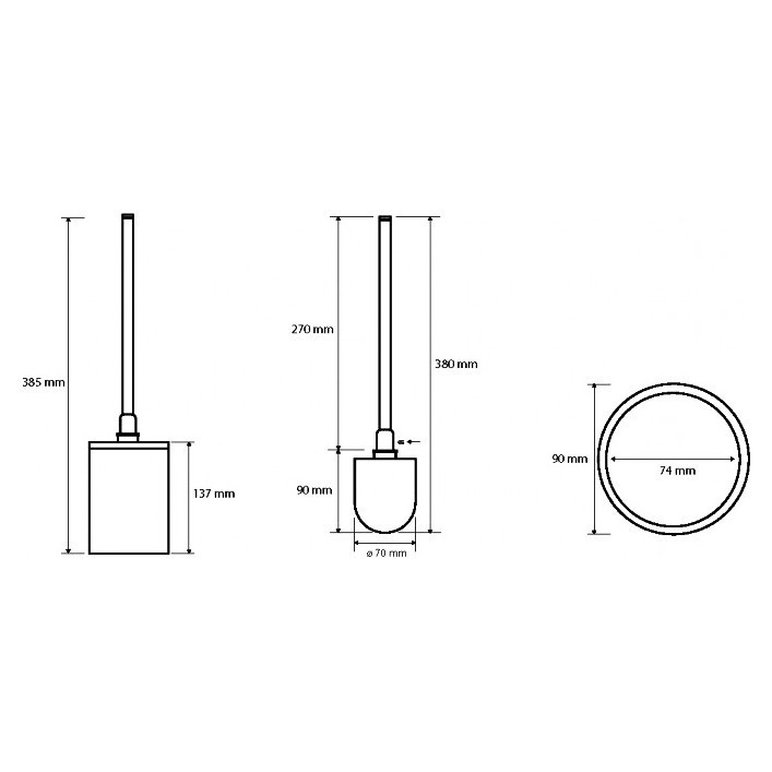 Ершик для унитаза Bemeta Omega 104913092
