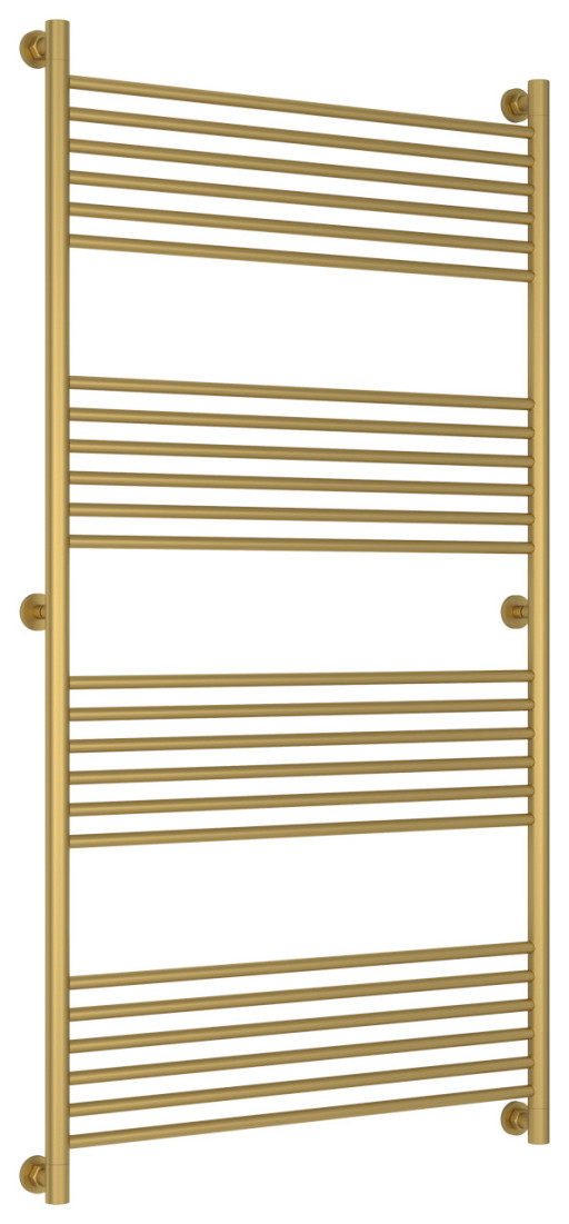 Полотенцесушитель водяной Сунержа Богема+ прямая 1500х800 Матовое золото