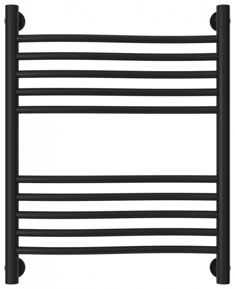 Полотенцесушитель водяной Сунержа Флюид+ 600х500 Матовый чёрный