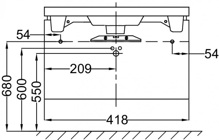 Мебель для рукомойника Jacob Delafon REVE EB1138-442