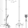 Душевая система Hansgrohe Raindance Select E 27113