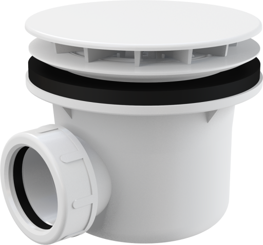 Сифон для душевого поддонa, белый Alcadrain A49B