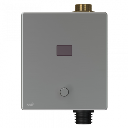 Устройство автоматического смыва для унитаза с возможностью мануального смыва, металл, 12 B (подключение к сети) Alcadrain ASP3-KT