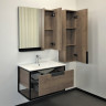 Тумба-умывальник Comforty Бонн-75 дуб темный с раковиной Comforty 75E