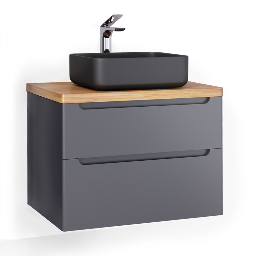 Тумба Wood 80, серая