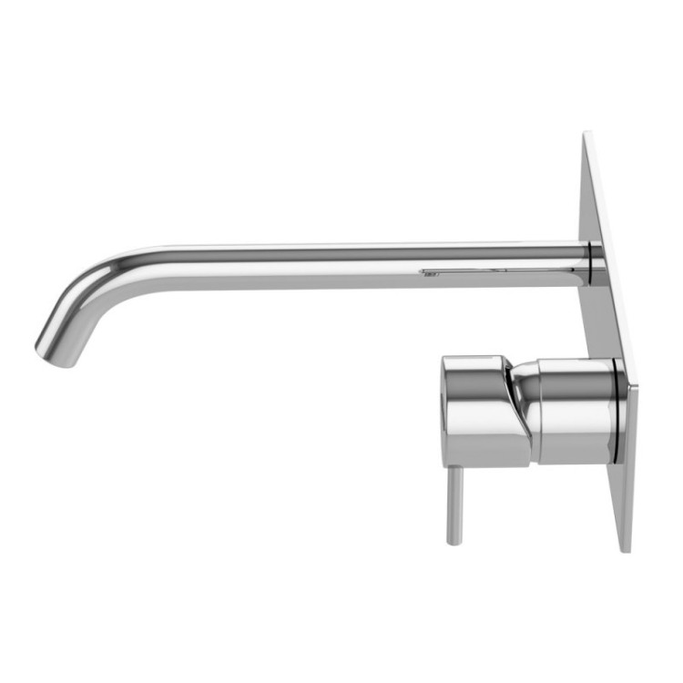 Смеситель для раковины встраиваемый однорычажный, с тонкой ручкой, на единой площадке Cezares LEAF-BLI1-L-01-W0