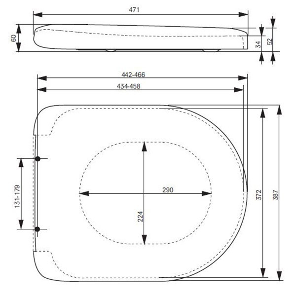 Сиденье для унитаза Toto NC Series VC100N