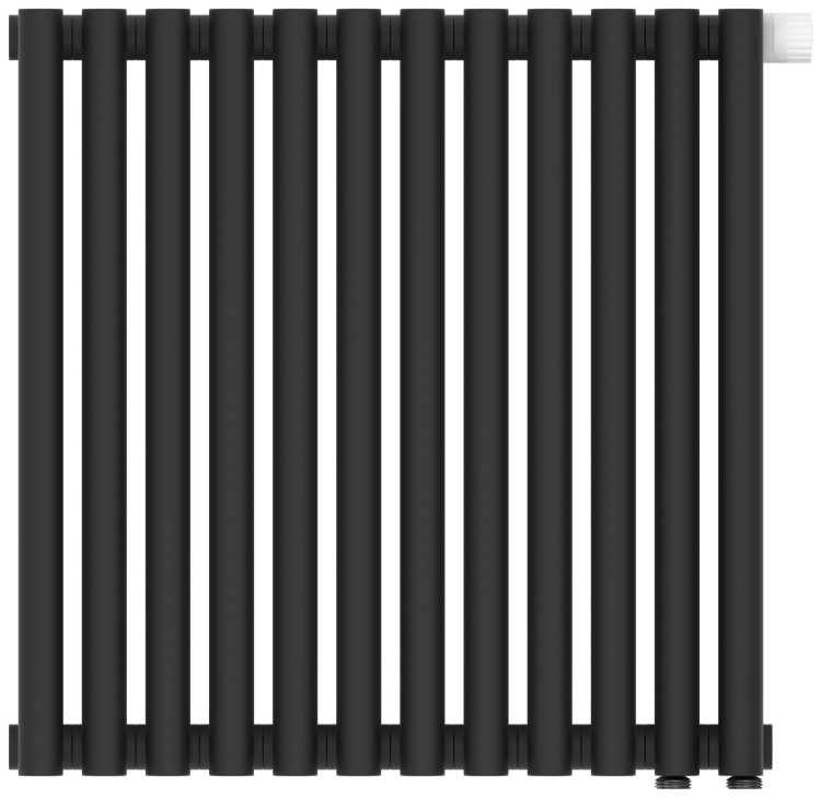 Отопительный радиатор Сунержа Эстет-11 EU50 500х540 12 секций Тёмный титан муар