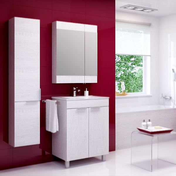 Тумба под раковину Aqwella Бриг 60 2 ящика