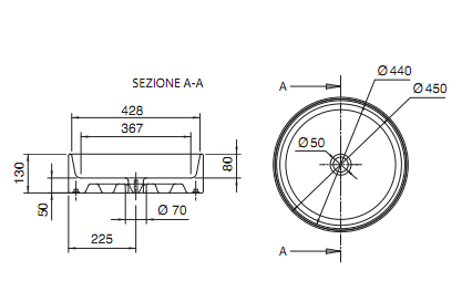 Раковина Scarabeo Thin-Line 8029