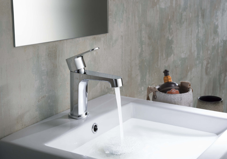 Смеситель для раковины 98, без донного клапана Aquatek AQ1210CR ОБЕРОН