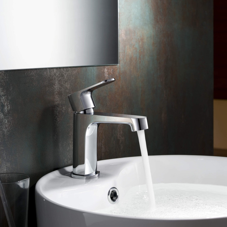 Смеситель для раковины 98, без донного клапана Aquatek AQ1210CR ОБЕРОН