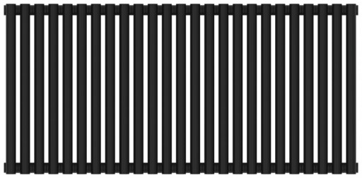 Отопительный радиатор Сунержа Эстет-11 500х1125 25 секций Матовый чёрный