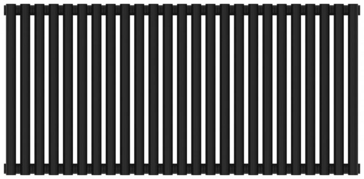 Отопительный радиатор Сунержа Эстет-11 500х1125 25 секций Матовый чёрный