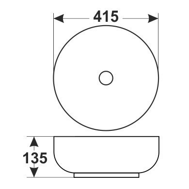 Раковина-чаша Delice France Beatrice 42 R1.4242