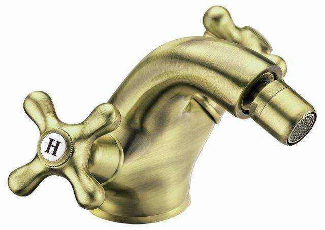 Смеситель для биде с донным клапаном Cezares RETRO-C-BS1-03