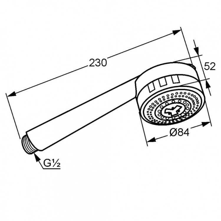 Ручной душ Kludi Zenta 6080005-00