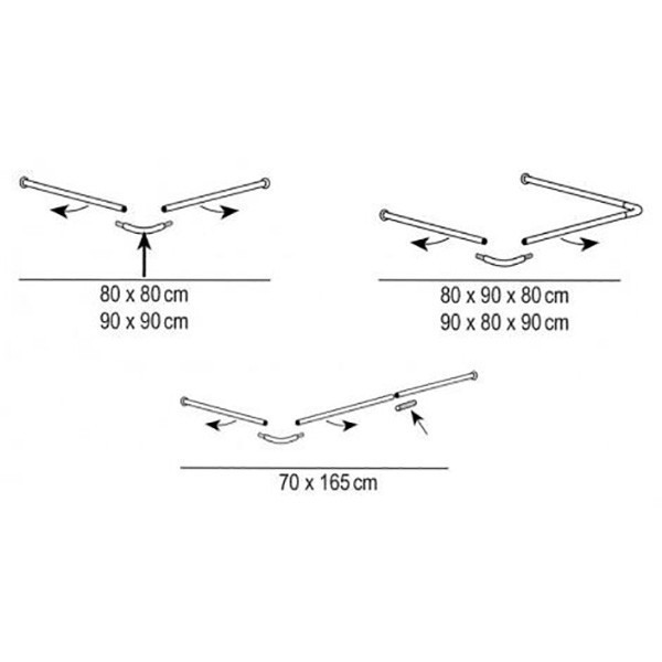 Карниз для ванны Ridder 59510