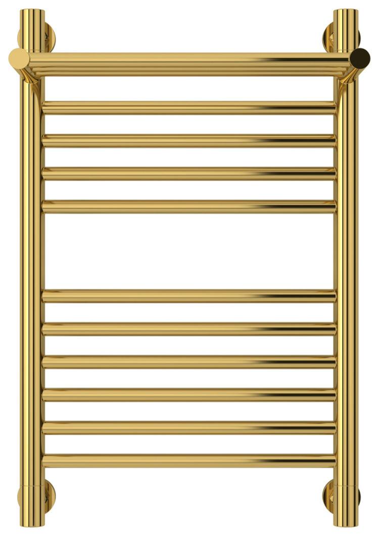 Полотенцесушитель водяной Сунержа Богема с полкой+ 600х400 Золото